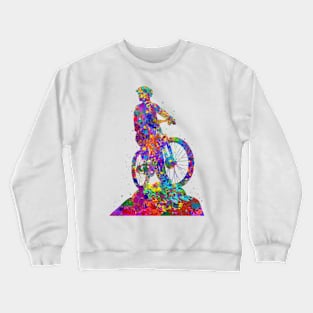 Mountain biker men Crewneck Sweatshirt